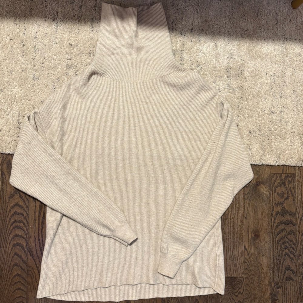 Cream Turtleneck